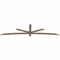 Ekena Millwork Alberta Smooth Timber Gable Bracket, Douglas Fir, 108"W x 27"H x 1 1/2"D x 3 1/2"F, 6/12 Pitch GBW108X27X0204ALB00SDF - alternate 2